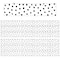 Teacher Created Resources Black Painted Dots on White Straight Border Trim, 210ft.